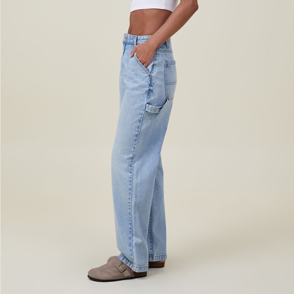 Cotton On Cargo Carpenter Baggy Jeans Size 32 size up to nail the baggy look